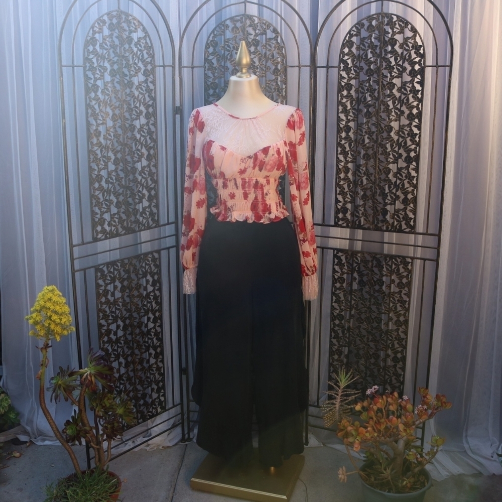 Free People Daphne Blouse in Romantic color, Size XS, Valentine's day - Picture 5 of 6